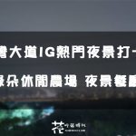 【台中│龍井】台灣大道新夜景！IG熱門打卡點。『綠朵休閒農場』情侶約會，親子遊樂皆適宜