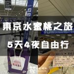 【日本旅遊】夏季水蜜桃吃好吃滿之旅！東京五天四夜自由行行程 skyliner超方便快速抵達市區